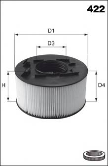 MECAFILTER EL9107 Воздушный фильтр