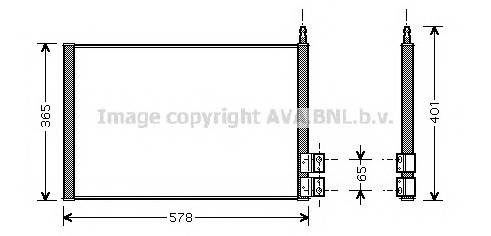 AVA QUALITY COOLING FDA5328 Конденсатор, кондиционер