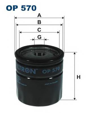 FILTRON OP570 Масляный фильтр