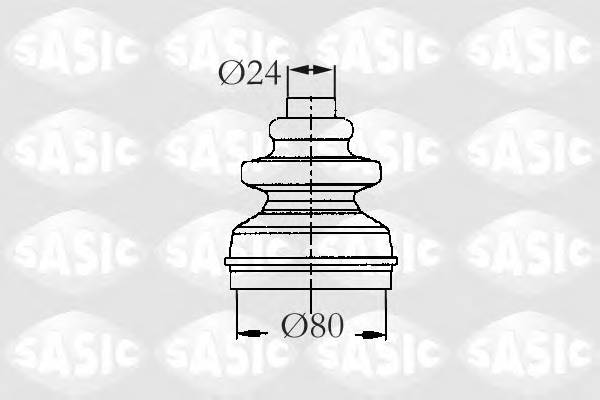 SASIC 2873793 Комплект пылника, приводной