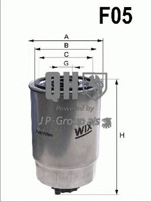 JP GROUP 3518700909 Топливный фильтр