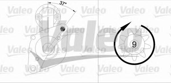 VALEO 455722 Стартер