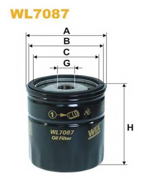 WIX FILTERS WL7087 Масляный фильтр