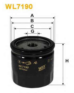 WIX FILTERS WL7190 Масляный фильтр