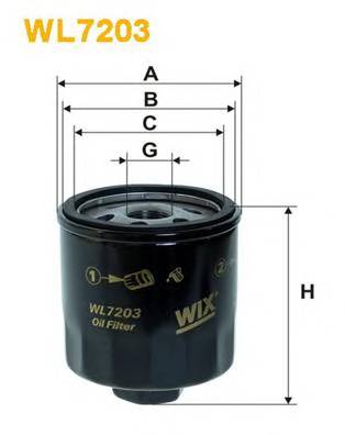 WIX FILTERS WL7203 Масляний фільтр