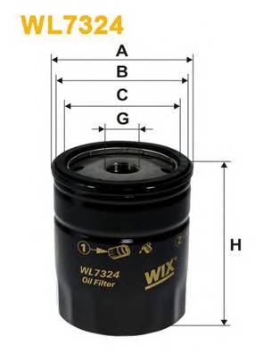 WIX FILTERS WL7324 Масляный фильтр