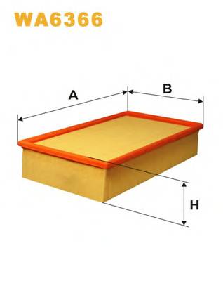 WIX FILTERS WA6366 Воздушный фильтр