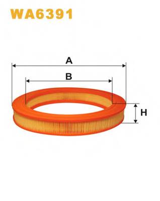 WIX FILTERS WA6391 Воздушный фильтр