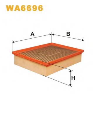 WIX FILTERS WA6696 Воздушный фильтр