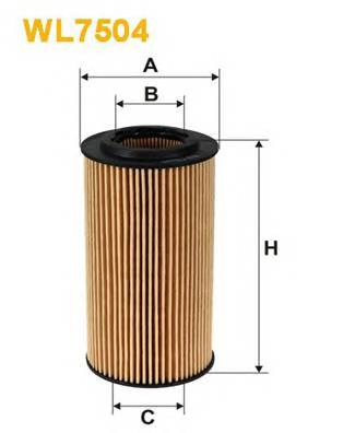 WIX FILTERS WL7504 Масляный фильтр