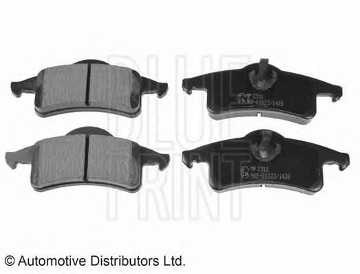 BLUE PRINT ADA104218 Комплект гальмівних колодок,