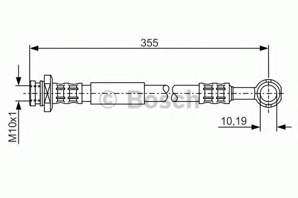 BOSCH 1 987 476 933 Гальмівний шланг