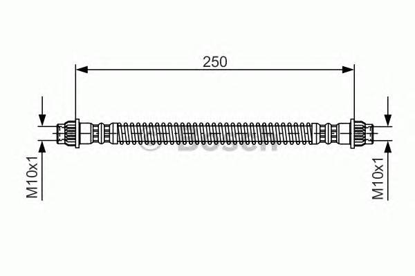 BOSCH 1 987 476 947 Тормозной шланг