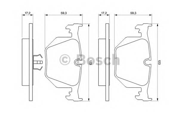 BOSCH 0 986 494 006 Комплект гальмівних колодок,