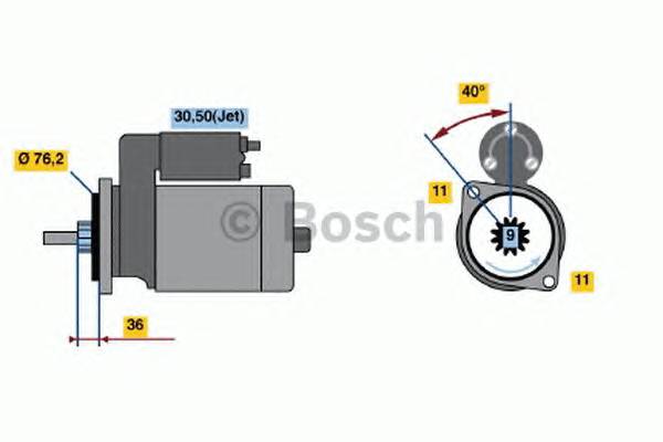 BOSCH 0 986 016 290 Стартер