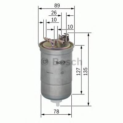 BOSCH 0 450 906 429 Паливний фільтр