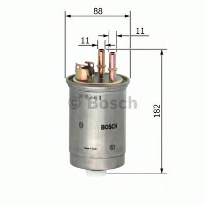 BOSCH 0 450 906 452 Паливний фільтр