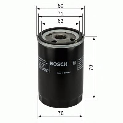 BOSCH 0 451 102 056 Масляний фільтр