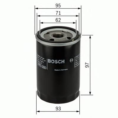 BOSCH 0 986 452 003 Масляний фільтр