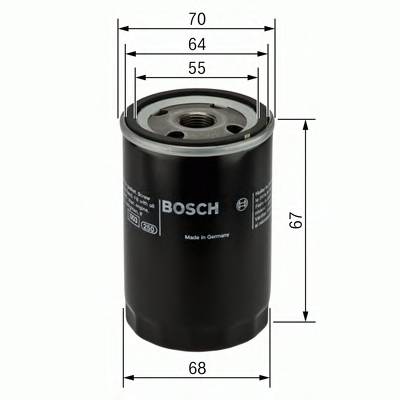 BOSCH 0 986 452 058 Масляний фільтр