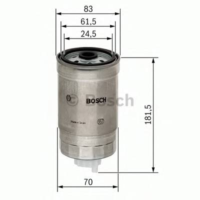 BOSCH 1 457 434 184 Паливний фільтр