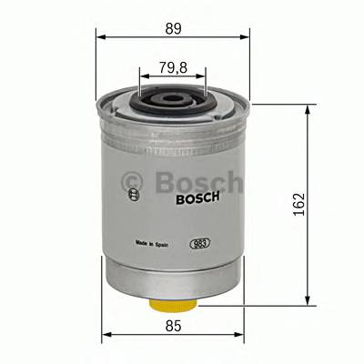 BOSCH 1 457 434 408 Паливний фільтр