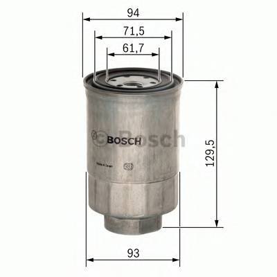 BOSCH 1 457 434 453 Паливний фільтр