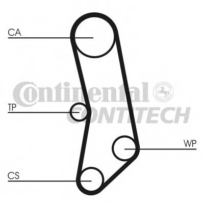 CONTITECH CT503 Ремень ГРМ