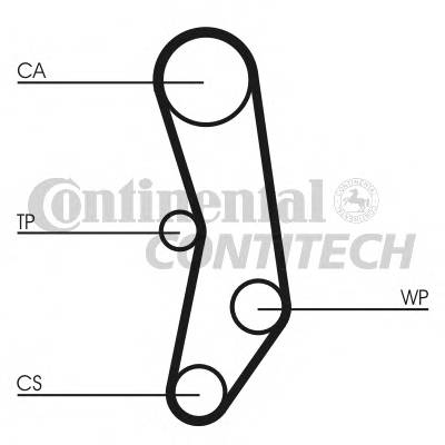 CONTITECH CT515 Ремень ГРМ