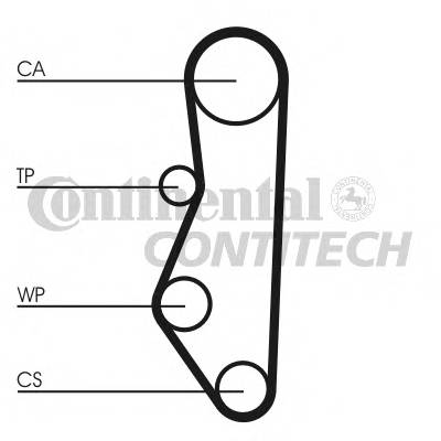 CONTITECH CT527K2 Комплект ремня ГРМ