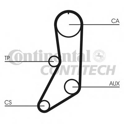 CONTITECH CT643 Ремень ГРМ