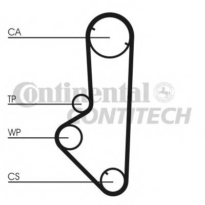 CONTITECH CT707 Ремінь ГРМ