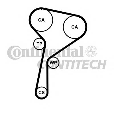 CONTITECH CT1184 Ремень грм 