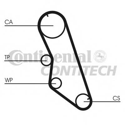 CONTITECH CT754K1 Комплект ремня ГРМ