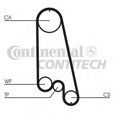 CONTITECH CT874 Ремень ГРМ