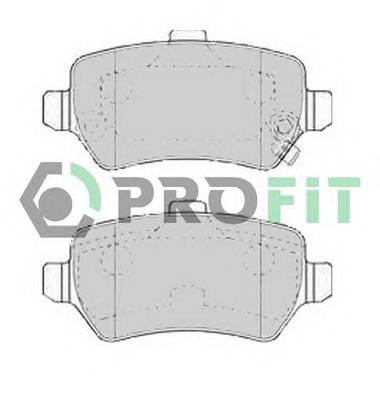 PROFIT 5000-1521 Колодки гальмівні дискові