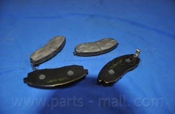 PARTS-MALL PKA-007 Комплект тормозных колодок,