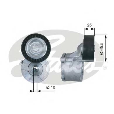 GATES T39281 Натяжной ролик, поликлиновой