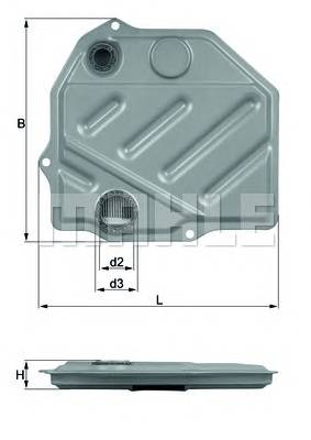 KNECHT HX 46 Гидрофильтр, автоматическая коробка