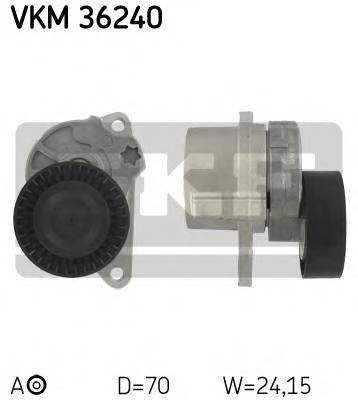 SKF VKM 36240 Натяжной ролик, поликлиновой