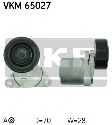 SKF VKM 65027 Натяжной ролик, поликлиновой