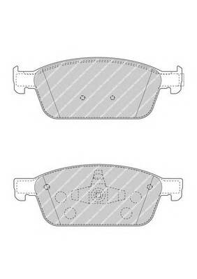 FERODO FDB4416 Комплект тормозных колодок,