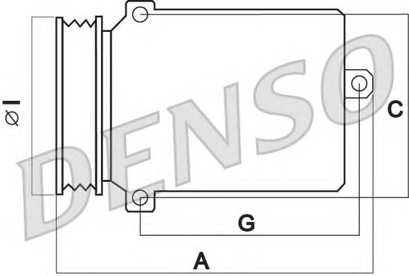 DENSO DCP02009 Компрессор, кондиционер