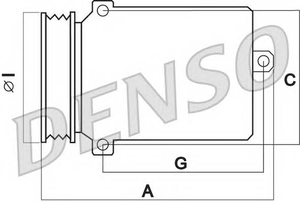 DENSO DCP28012 Компрессор, кондиционер