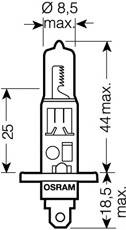 OSRAM 64155 Лампа накаливания, фара