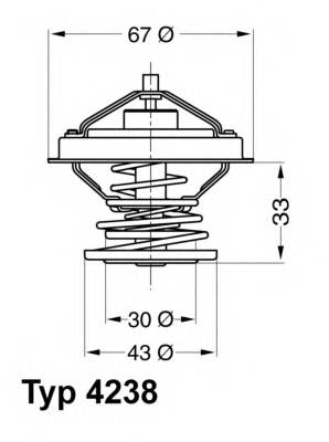 WAHLER 4238.92D Термостат, охолоджуюча рідина