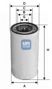 UFI 23.303.00 Масляний фільтр