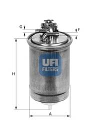 UFI 24.365.01 Топливный фильтр