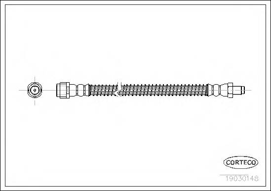 CORTECO 19030148 Тормозной шланг