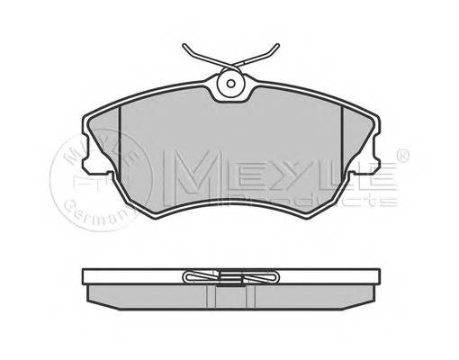 MEYLE 025 218 8818 Комплект гальмівних колодок,